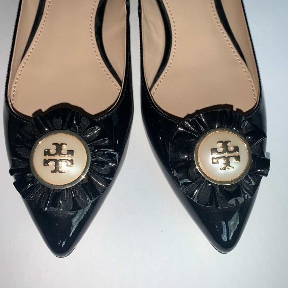 Tory Burch Melody Patent Leather Flats - Picture 2 of 8
